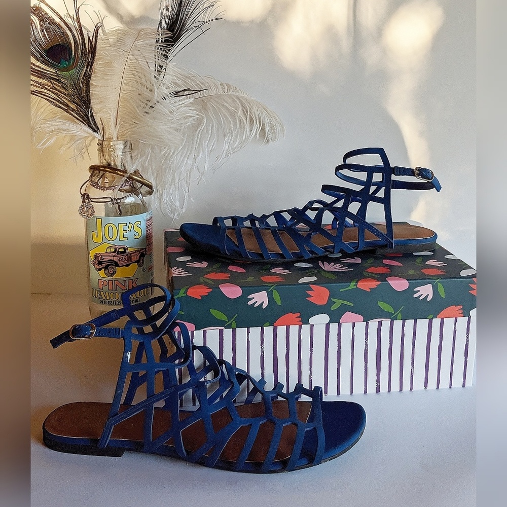 Blue Sandals